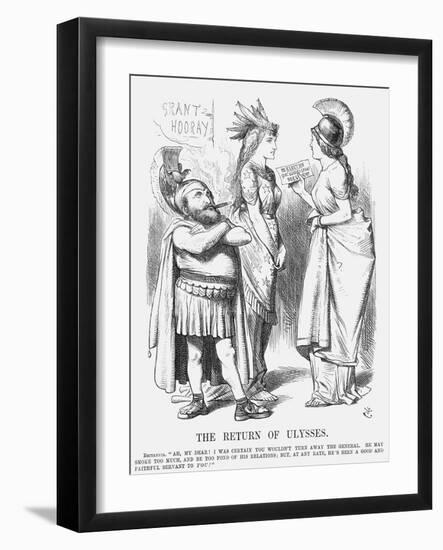 The Return of Ulysses, 1872-John Tenniel-Framed Giclee Print