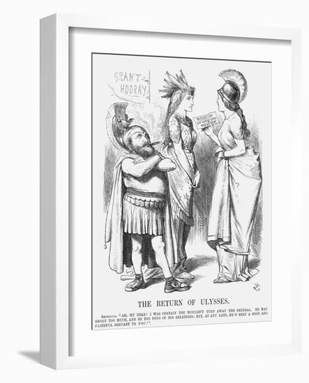 The Return of Ulysses, 1872-John Tenniel-Framed Giclee Print