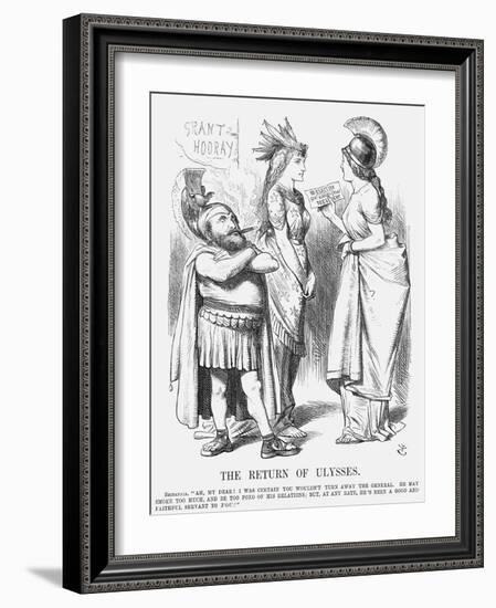 The Return of Ulysses, 1872-John Tenniel-Framed Giclee Print