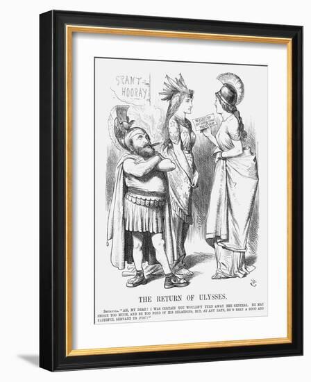 The Return of Ulysses, 1872-John Tenniel-Framed Giclee Print