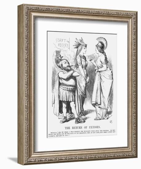 The Return of Ulysses, 1872-John Tenniel-Framed Giclee Print