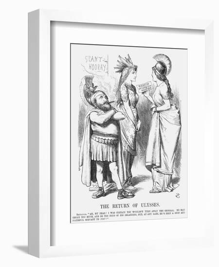 The Return of Ulysses, 1872-John Tenniel-Framed Giclee Print