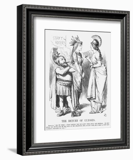 The Return of Ulysses, 1872-John Tenniel-Framed Giclee Print