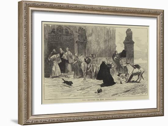 The Return to the Monastery-null-Framed Giclee Print