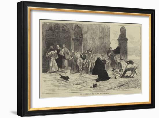 The Return to the Monastery-null-Framed Giclee Print