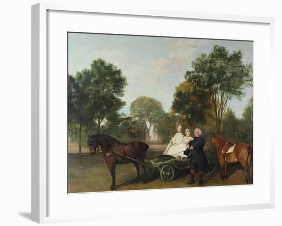 The Rev. Robert Carter Thelwall and Family, 1776-George Stubbs-Framed Giclee Print