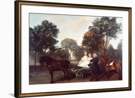 The Rev Robert Carter Thelwall and Family-George Stubbs-Framed Premium Giclee Print