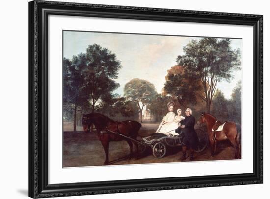 The Rev Robert Carter Thelwall and Family-George Stubbs-Framed Premium Giclee Print