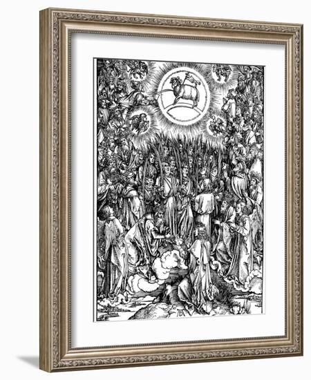 The Revelation of St John (Apocalyps), C1498-Albrecht Durer-Framed Giclee Print