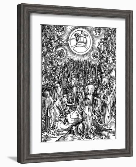 The Revelation of St John (Apocalyps), C1498-Albrecht Durer-Framed Giclee Print