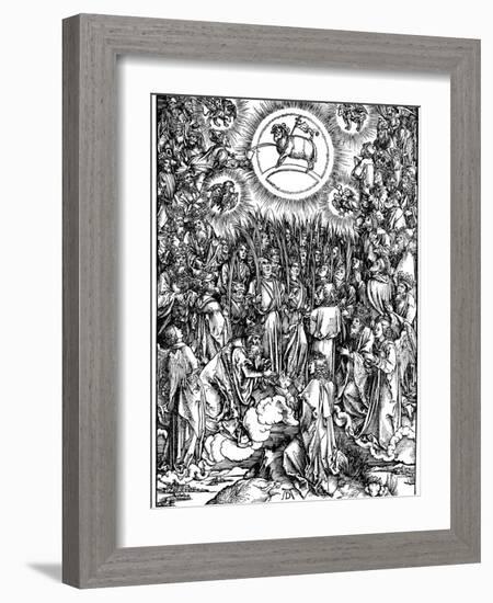 The Revelation of St John (Apocalyps), C1498-Albrecht Durer-Framed Giclee Print