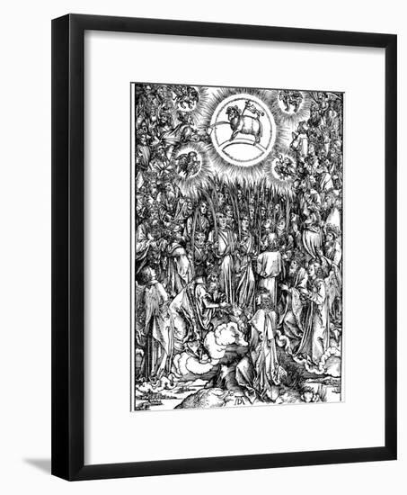 The Revelation of St John (Apocalyps), C1498-Albrecht Durer-Framed Giclee Print