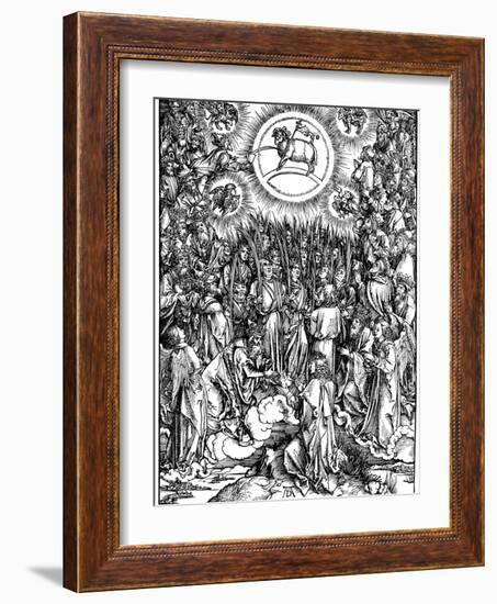 The Revelation of St John (Apocalyps), C1498-Albrecht Durer-Framed Giclee Print