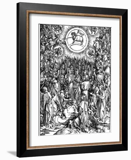 The Revelation of St John (Apocalyps), C1498-Albrecht Durer-Framed Giclee Print