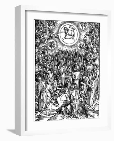 The Revelation of St John (Apocalyps), C1498-Albrecht Durer-Framed Giclee Print