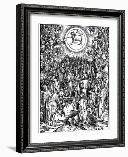 The Revelation of St John (Apocalyps), C1498-Albrecht Durer-Framed Giclee Print