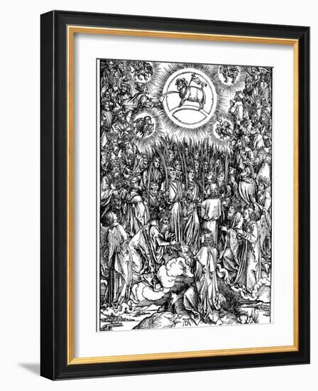 The Revelation of St John (Apocalyps), C1498-Albrecht Durer-Framed Giclee Print