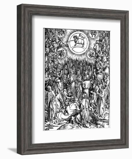 The Revelation of St John (Apocalyps), C1498-Albrecht Durer-Framed Giclee Print