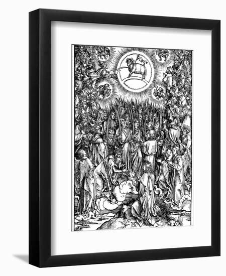 The Revelation of St John (Apocalyps), C1498-Albrecht Durer-Framed Giclee Print