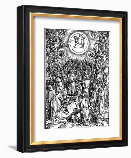 The Revelation of St John (Apocalyps), C1498-Albrecht Durer-Framed Giclee Print