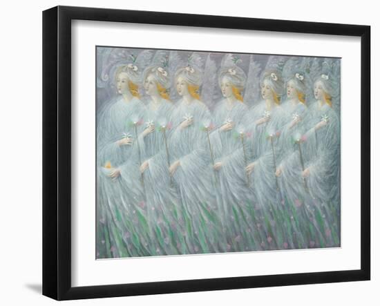 The Revelations of Spring , right panel-Annael Anelia Pavlova-Framed Giclee Print