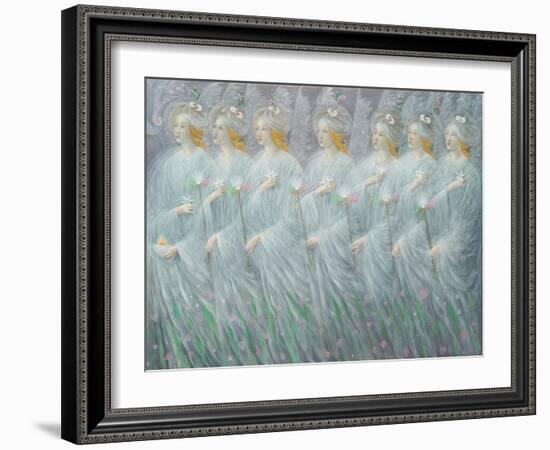 The Revelations of Spring , right panel-Annael Anelia Pavlova-Framed Giclee Print