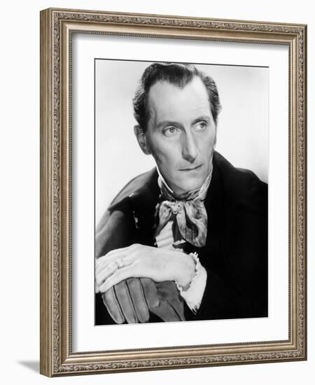 The Revenge of Frankenstein, Peter Cushing, 1958-null-Framed Photo