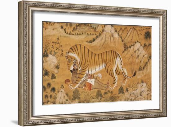 The Revenge of the Hunted Devgarh, circa 1780-null-Framed Giclee Print