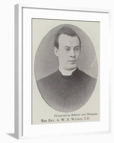 The Reverend A W B Watson-null-Framed Giclee Print