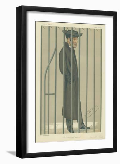 The Reverend Arthur Tooth, the Christian Martyr, 10 February 1877, Vanity Fair Cartoon-Sir Leslie Ward-Framed Giclee Print