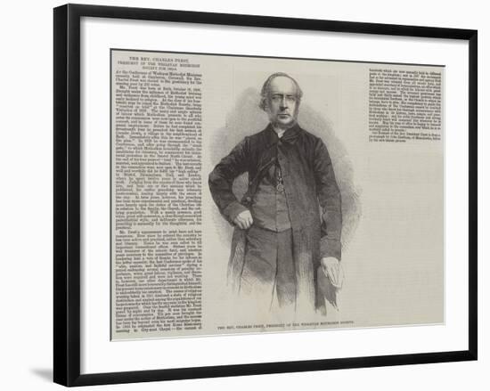 The Reverend Charles Prest, President of the Wesleyan Methodist Society-null-Framed Giclee Print