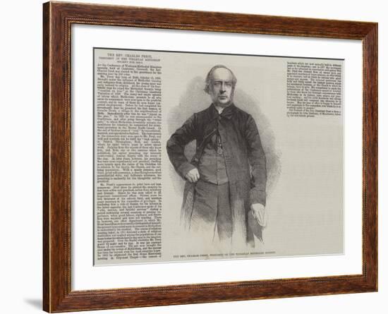 The Reverend Charles Prest, President of the Wesleyan Methodist Society-null-Framed Giclee Print