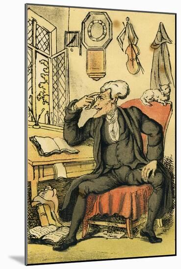 The Reverend Doctor Syntax-Thomas Rowlandson-Mounted Giclee Print