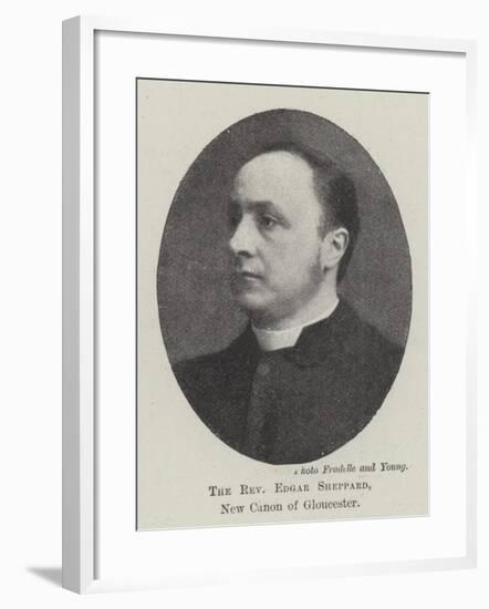 The Reverend Edgar Sheppard, New Canon of Gloucester-null-Framed Giclee Print