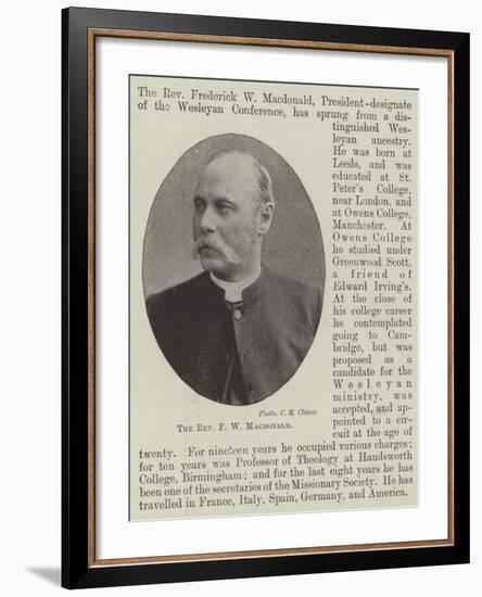 The Reverend F W Macdonald-null-Framed Giclee Print