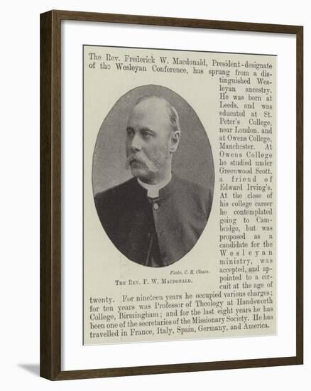 The Reverend F W Macdonald-null-Framed Giclee Print