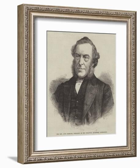 The Reverend John Bedford, President of the Wesleyan Methodist Conference-null-Framed Giclee Print