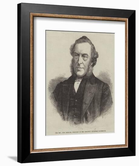 The Reverend John Bedford, President of the Wesleyan Methodist Conference-null-Framed Giclee Print