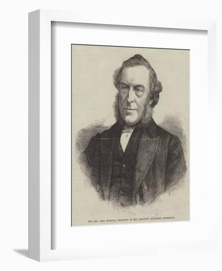 The Reverend John Bedford, President of the Wesleyan Methodist Conference-null-Framed Giclee Print