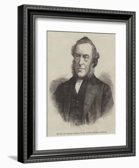 The Reverend John Bedford, President of the Wesleyan Methodist Conference-null-Framed Giclee Print