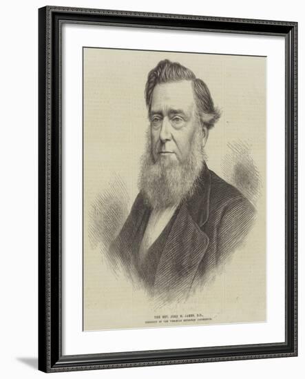 The Reverend John H James, Dd, President of the Wesleyan Methodist Conference-null-Framed Giclee Print