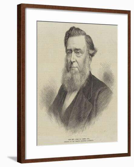 The Reverend John H James, Dd, President of the Wesleyan Methodist Conference-null-Framed Giclee Print
