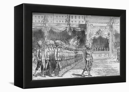 'The Review at Cairo: March Past of the Beloochees', c1880-Unknown-Framed Premier Image Canvas