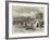 The Review at Windsor, Camp in the Great Park-null-Framed Giclee Print