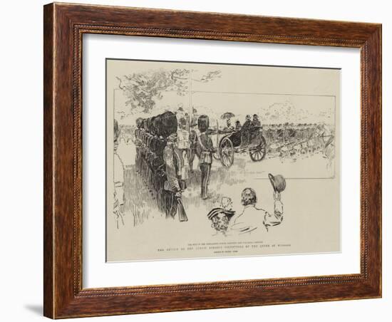 The Review of the Public Schools Volunteers by the Queen at Windsor-Frank Craig-Framed Giclee Print