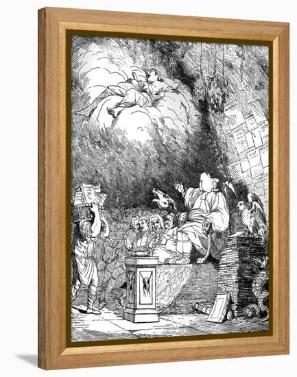 The Reviewer's Cave, 1765-Mortimer-Framed Premier Image Canvas