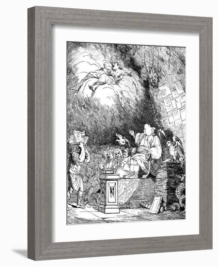 The Reviewer's Cave, 1765-Mortimer-Framed Giclee Print