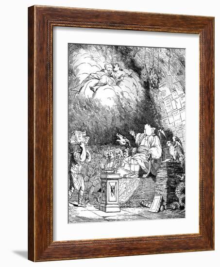 The Reviewer's Cave, 1765-Mortimer-Framed Giclee Print