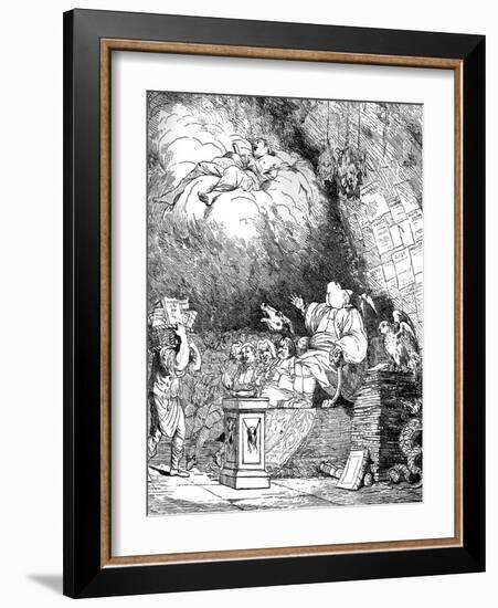 The Reviewer's Cave, 1765-Mortimer-Framed Giclee Print