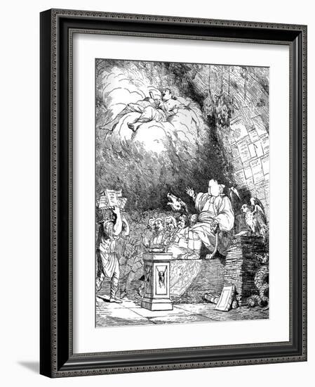 The Reviewer's Cave, 1765-Mortimer-Framed Giclee Print